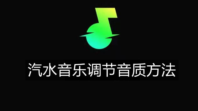 《汽水音乐》调节音质方法