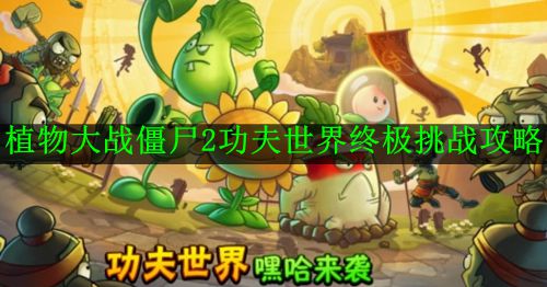 《植物大战僵尸2功夫世界》终极挑战攻略