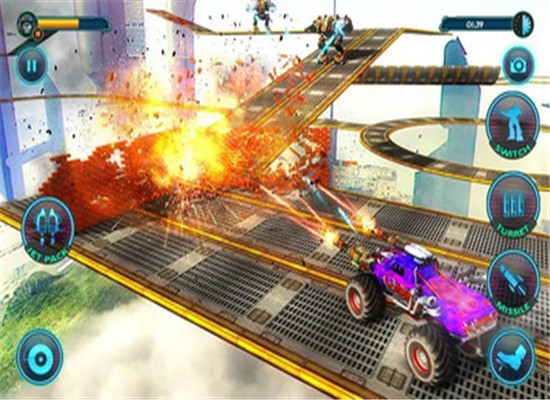 超级英雄机器人战斗