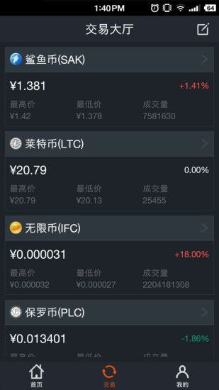 聚币交易所截图1