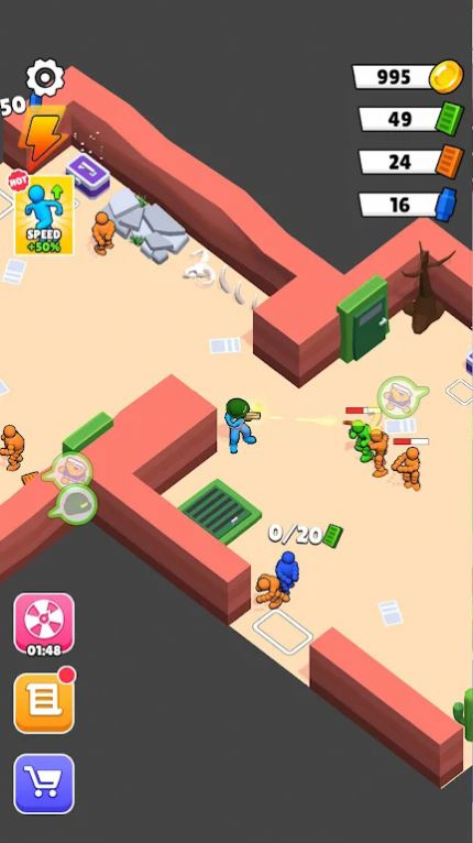 上帝疯狂射击僵尸