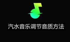 《汽水音乐》调节音质方法