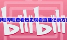 《哔哩哔哩》查看历史观看直播记录方法
