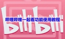 《哔哩哔哩》一起看功能使用教程