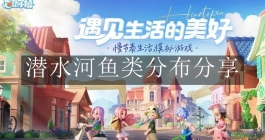 《心动小镇手游》潜水河鱼类分布分享