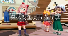 《心动小镇手游》森林湖鱼类分布分享