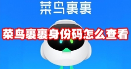 《菜鸟》裹裹身份码怎么查看