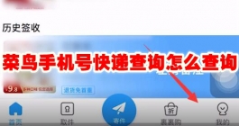 《菜鸟》手机号快递查询怎么查询