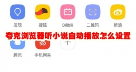 《夸克浏览器》听小说自动播放怎么设置