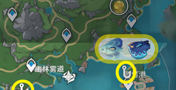 《原神》4.2版本波波心羽鲈钓鱼点分布一览
