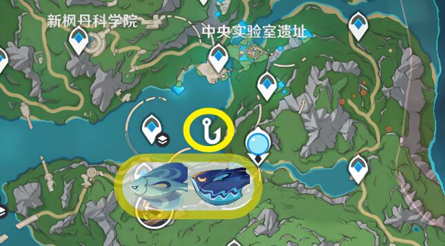 《原神》4.2版本波波心羽鲈钓鱼点分布一览
