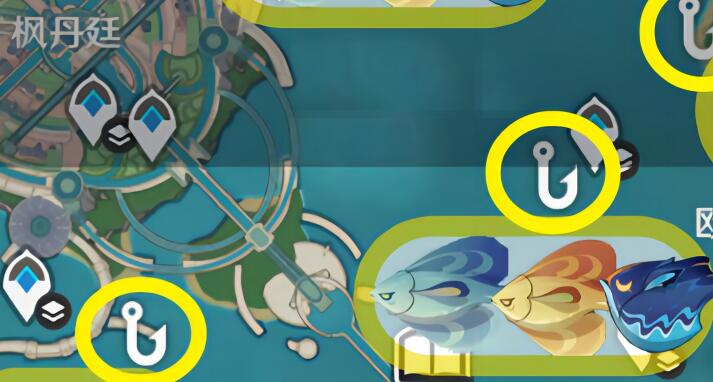 《原神》4.2版本波波心羽鲈钓鱼点分布一览