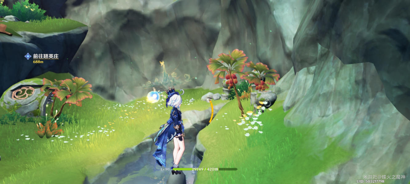 《原神》4.4灵枢庭五只蝴蝶位置分享