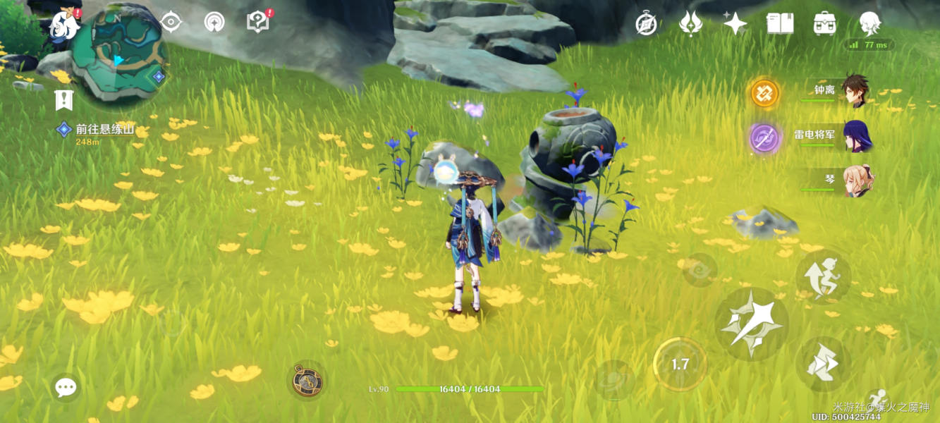 《原神》4.4灵枢庭五只蝴蝶位置分享