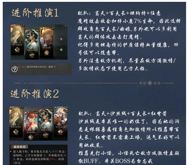 《重返未来：1999》天下有风进阶推演速通攻略