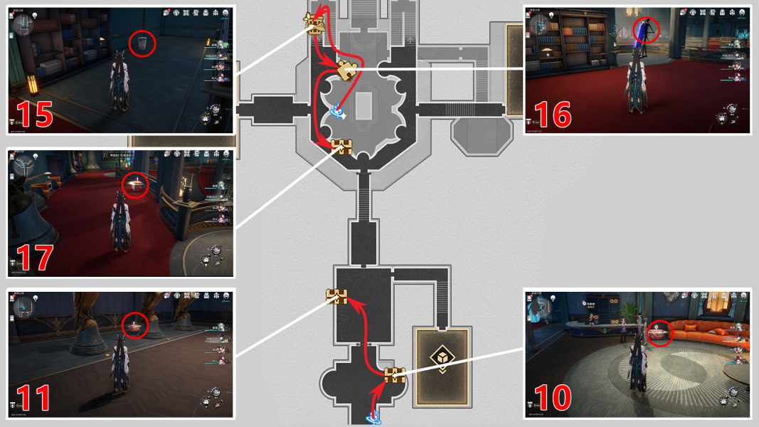 《崩坏星穹铁道》朝露公馆宝箱收集路线
