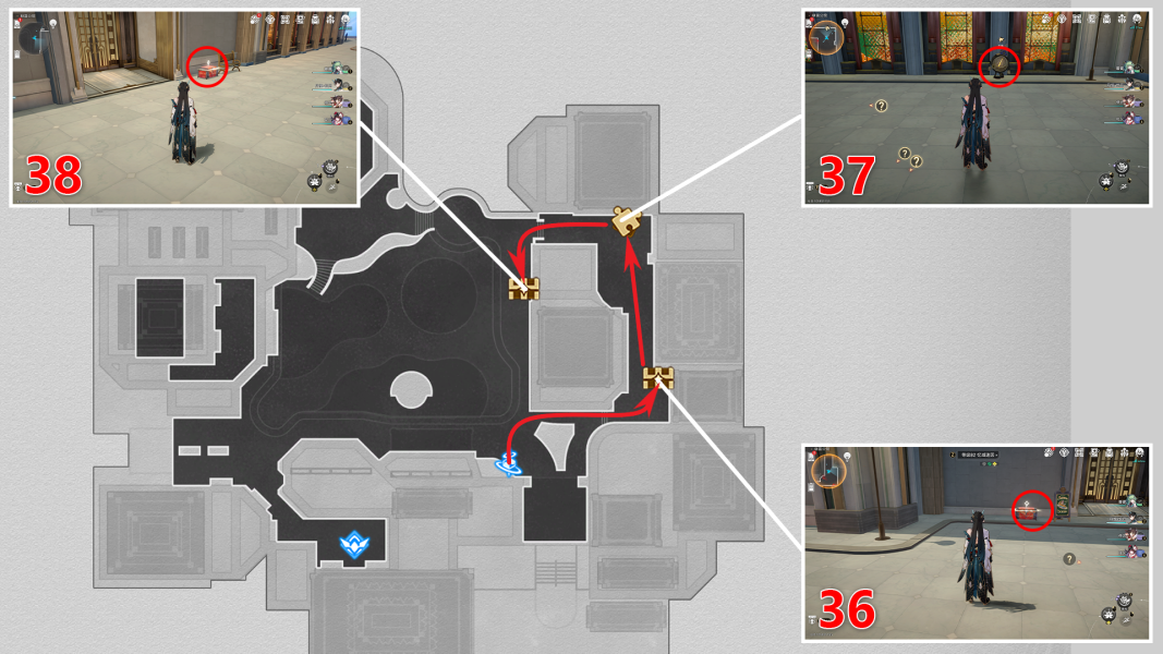 《崩坏星穹铁道》朝露公馆宝箱收集路线