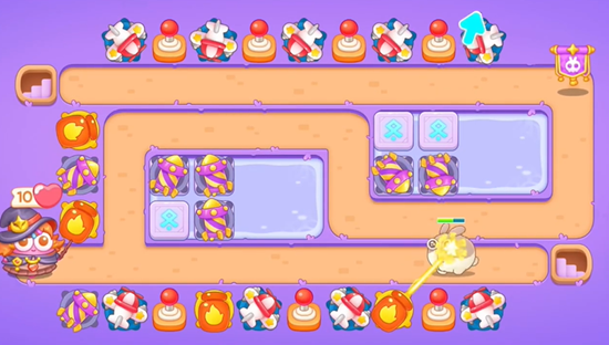 《保卫萝卜4》阿波与魔法宝藏第10关通关攻略