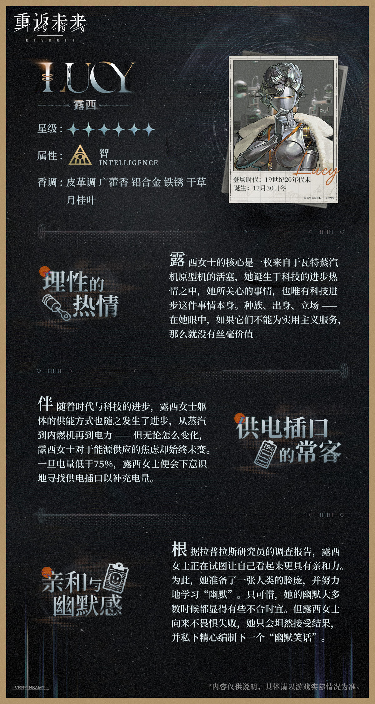 《重返未来1999》露西角色介绍